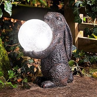 Magic Garden Rabbit with Crystal Ball