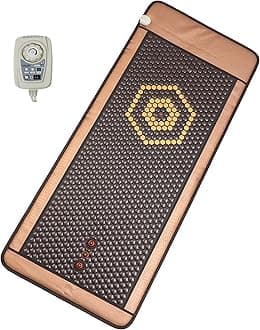 Carefit TourmaVital Infrared Heating Mat | Pain Relief Full Body Massage Thermal Therapy with Germanium Stones