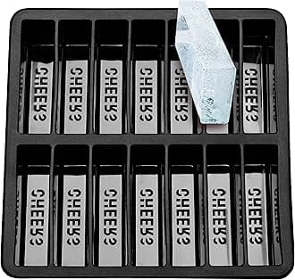 DRINKSPLINKSSilicone Ice Cube Mold Tray - Custom Letter i. Personalized Monogram Big Ice Cube Molds for Whiskey, Bourbon, Cocktails, and Customized Gifts with Initials. Alphabet Molds for Every Name.