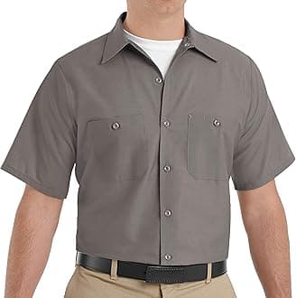 Red Kap Mens Short Sleeve Enhanced Visibility Work ShirtShirt