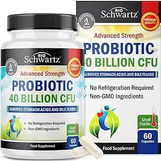 – Probiotics for Gut Health 40 Billion CFU - Bloating Relief & Digestive Support Probiotics for Women & Men with Prebiotics Gut Health Supplements - High Potency, Shelf Stable, Non-GMO, 60ct