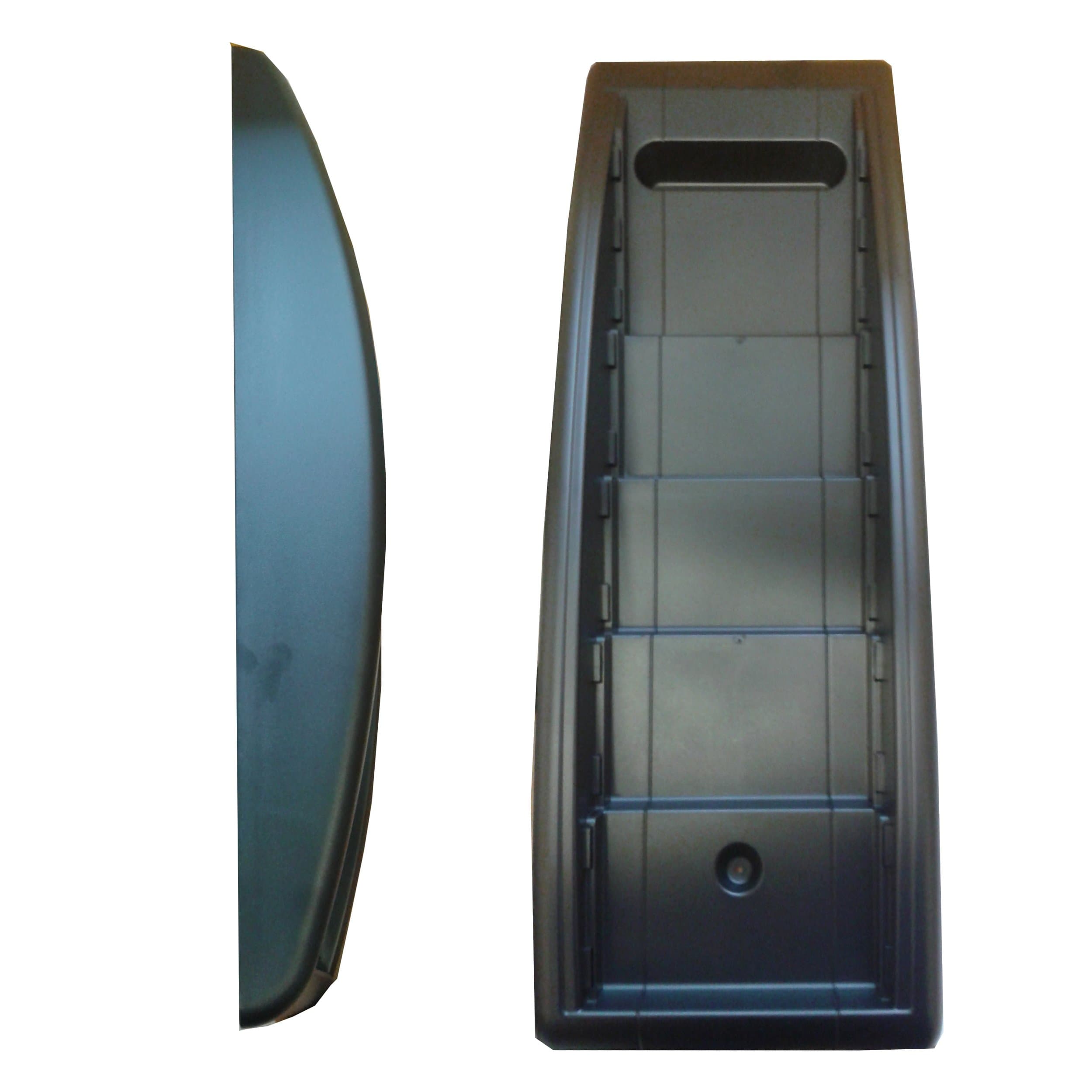 Small Document/Brochure Rack Wall Mounted Plastic 5 Compartment Display Stand