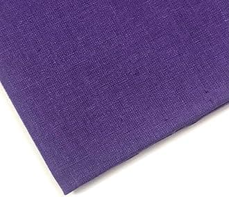 M & J Plain 100% Cotton Fabric - 60 INCH Wide - 10 Colors by (Purple, 1 METRE)