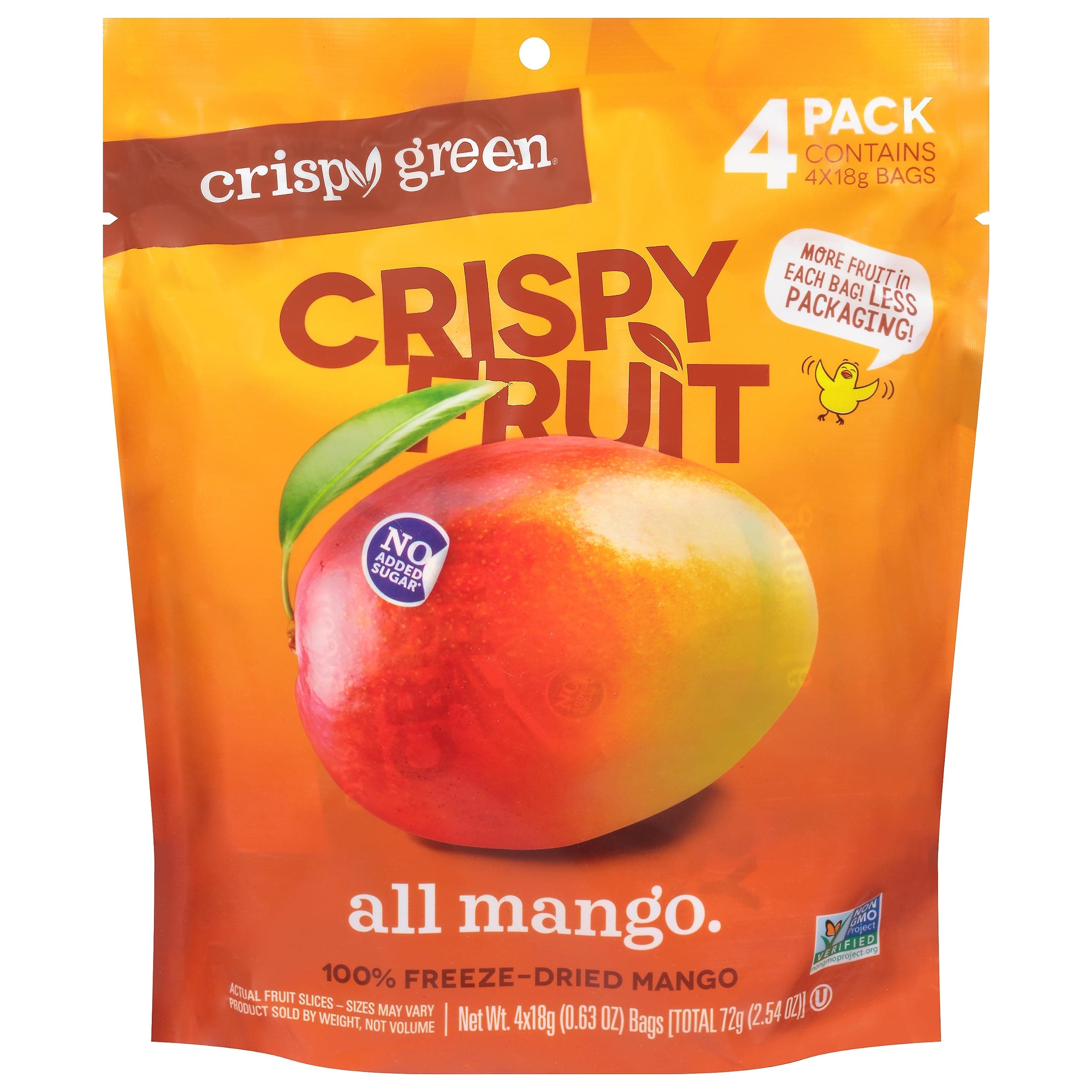 Crispy Green Freeze Dried Mango 2.5 oz