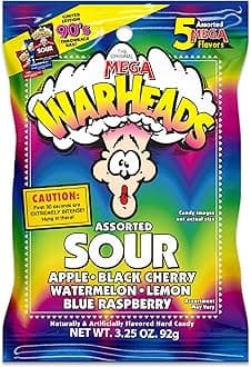 Extreme Sour Hard Candy 3.25oz Assorted Flavors