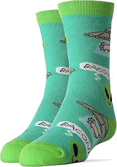 ooohyeahKid's Novelty Cute Crew Socks, Funny Crazy Silly Cool Casual Dress Socks for Boy and Girl, Size 1-5