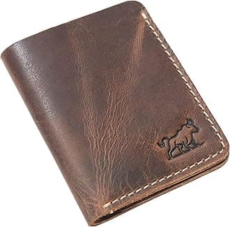 SKiDE Hunter Slim Wallet | Minimalist Wallet & Small Wallet for Men | Card holder for Men & Women | Card Holder wallet | (Hunter Brown)