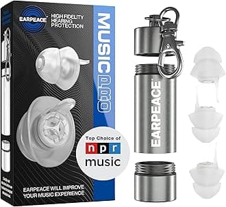 Music PRO - High Fidelity Concert Ear Plugs for Musicians - Reusable Noise Canceling - Noise Reduction Up to 20dB