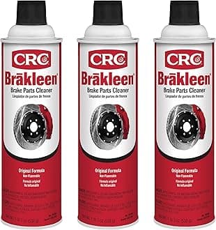 CRC BRAKLEEN Brake Parts Cleaner - Non-Flammable -1lb 3 Oz (05089) - 3-Pack