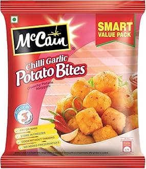 Mccain Chilli Garlic Potato Bites, 700 Grams Value Pack