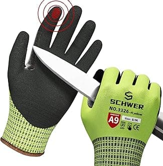Schwer ANSI A9 Highest Level Cut Resistant Gloves