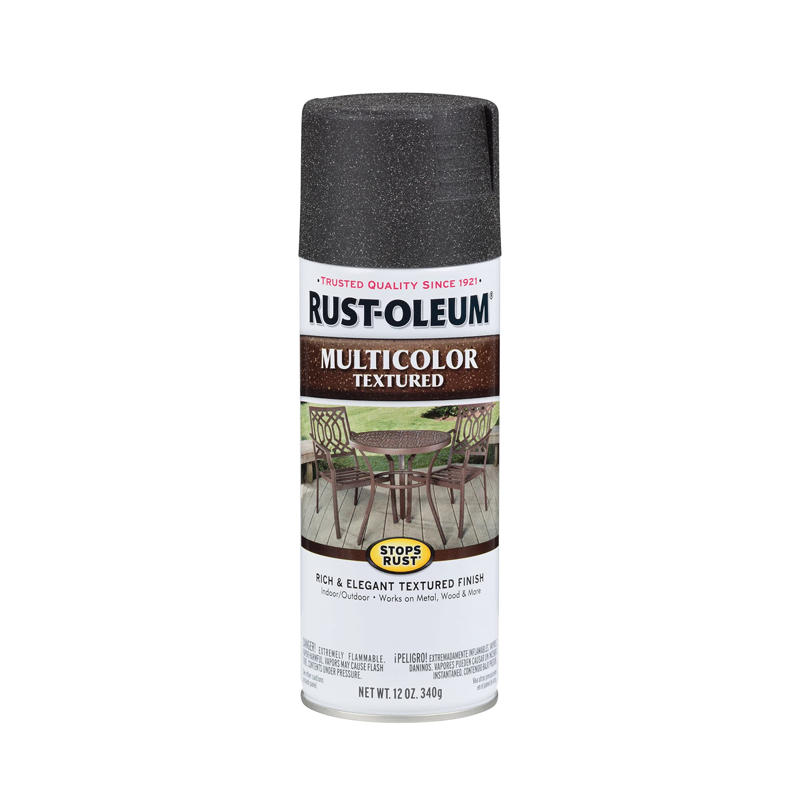 Rust-Oleum 223525 Stops Rust MultiColor Textured Finish Spray Paint (Aged Iron, 340 Grams)