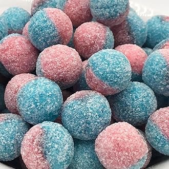 Barnetts - Mega Sour Candy Bubblegum 250g - Trendy Sweet Bags - Traditionally Handmade Sweets - Sour Coating Lasts 20 Seconds - Candies for Party Bag, Gift Hamper, or Hamper Box