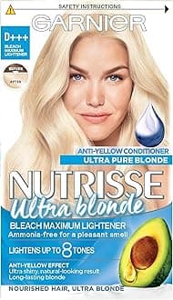 Garnier Nutrisse Ultra Blonde D+++ Bleach Maximum Lightener, For All Hair Types
