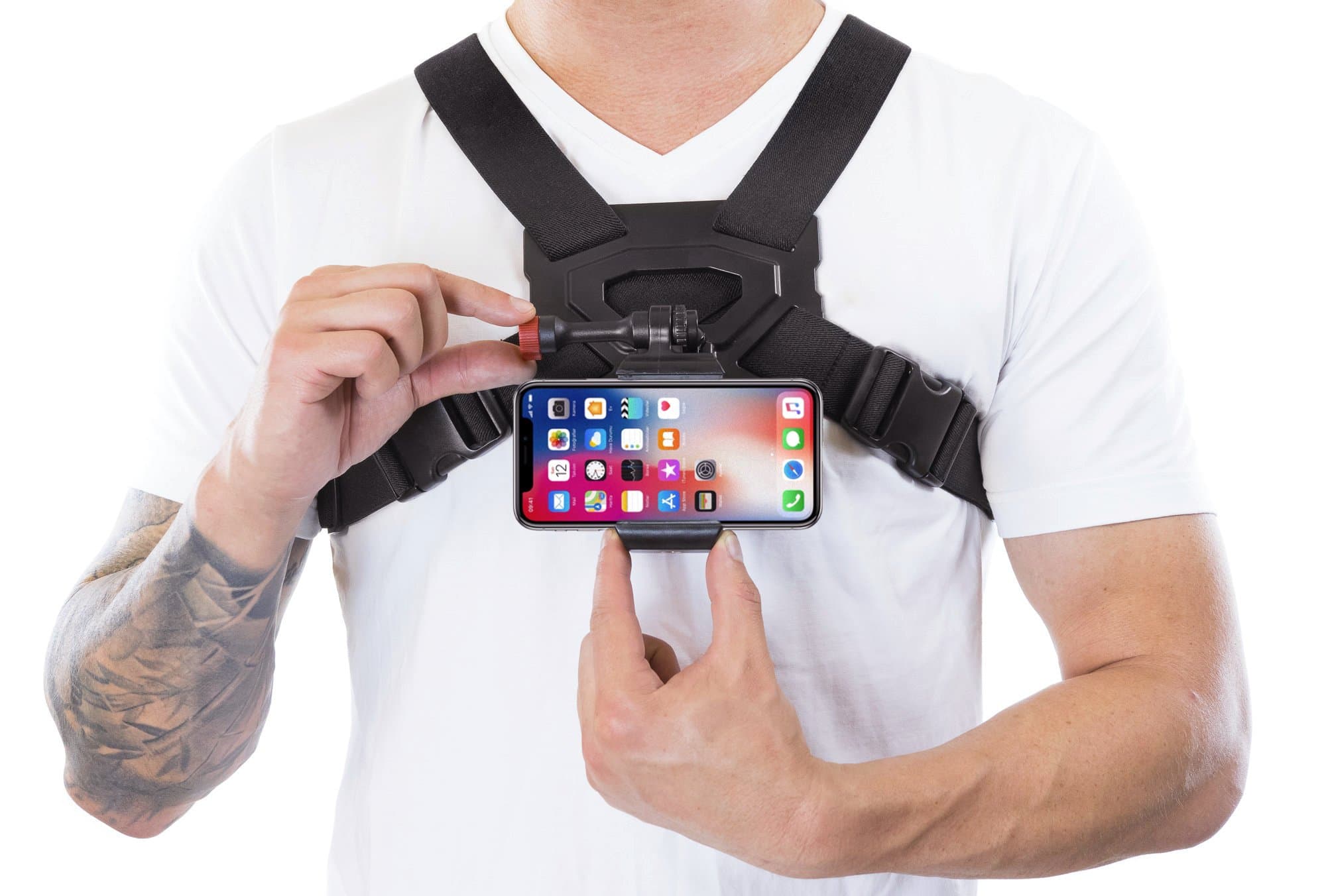 Chest Mount for iPhone X Video & Other Apps