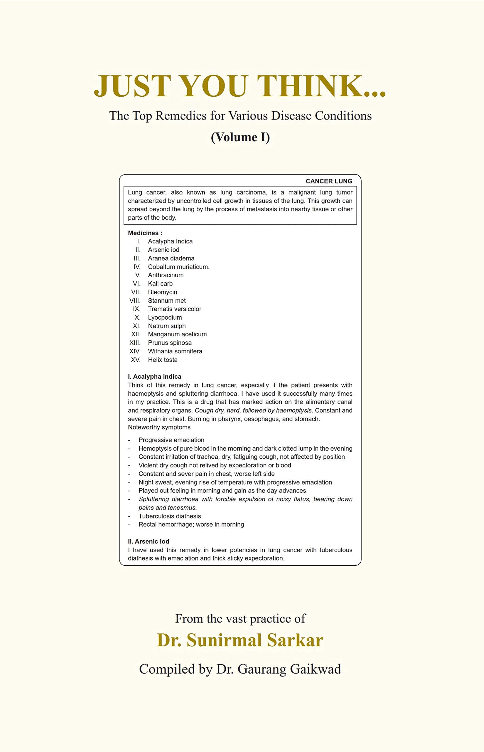 Just You Think ( Volume 1 and 2)