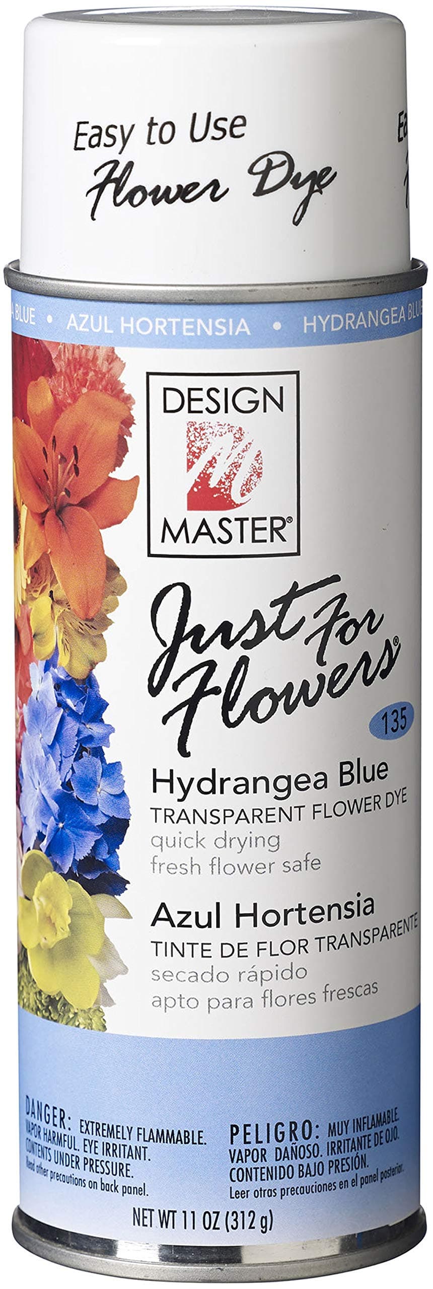 135 Hydrangea Blue Just for Flowers, 11 oz