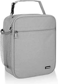 AYEANY Lunch box Lunch bag for men women Lunchbox Lunch bags Insulated Lunch bag Lunch box cooler(Light grey)