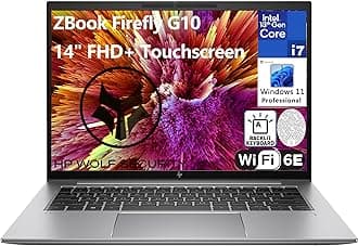 ZBook Firefly 14 G10 14" FHD+ Touchscreen Mobile Workstation Business Laptop Computer, 13th Gen Intel i7-1360P, 32GB DDR5 RAM, 1TB PCIe SSD, WiFi 6E, Backlit Keyboard, FR, Windows 11 Pro, Tilsiy