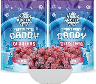 Arctic Farms Freeze Dried Candy Clusters Candies 2oz Bagged and Boxed (Very Berry) (Pack of 2)