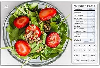 Nutrition Food Scale, Perfect for Weighing Nutritional Meals, Calculating Food Facts, and Portioning Snacks, Designed in St. Louis.