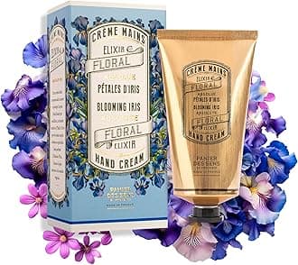 Iris Hand Cream - Nourishing Shea Butter Hand Cream for Dry Cracked Hands 97% Natural Ingredients - Dermatologically Tested Hand Lotion for Woman Made in France, 2.5 fl oz