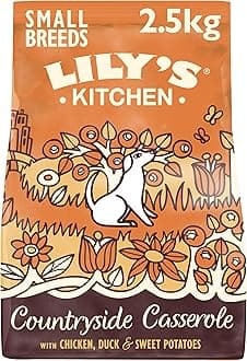 Lily's Kitchen Made with Natural Ingredients Adult Small Breed Dry Dog Food Chicken & Duck Grain-Free Recipe 2.5kg