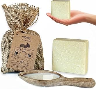 Donkey Milk Soap Bar Organic Natural Traditional Handmade Antique - Anti Ageing Skin Lightener, Moisturizer - Absolutely No Chemicals! Pure Natural Soaps!