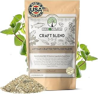 - BuildASoil Fertilizer for Vegetable Garden and Organic Plant Food | Hand-Crafted Organic Fertilizer with 15 Premium Ingredients | Ensures Larger Plants and More Fragrant Flowers (3 LB - Small Bag)
