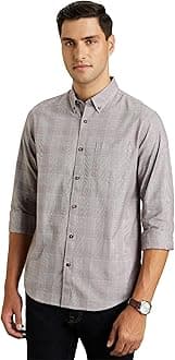 Men's Stylish Checkered Casual Shirt - Regular Fit | Full Sleeve | Pure Cotton | Smart Casual Wear (Available in Plus Sizes)