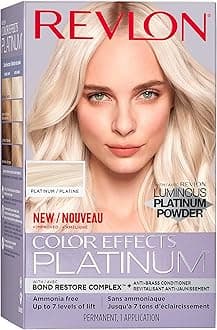 Color Effects Permanent Highlighting Kit, Ammonia & Paraben Free Hair Dye, 60 Platinum, 8 Oz (Pack of 1)