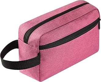 Travel Toiletry bag Toiletry bag for women men Hanging Cosmetic bag Travel accessories for Women Men (Rosy)
