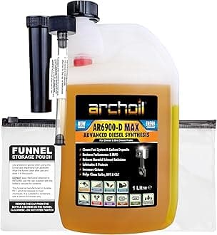 Archoil AR6900-D Max Advanced Diesel Additive Concentrate, 1L Treats 1,000L of Fuel, Diesel Fuel Injector Cleaner, DPF Filter EGR Valve Turbo Cleaner, Super Diesel Converter. (1Litre)