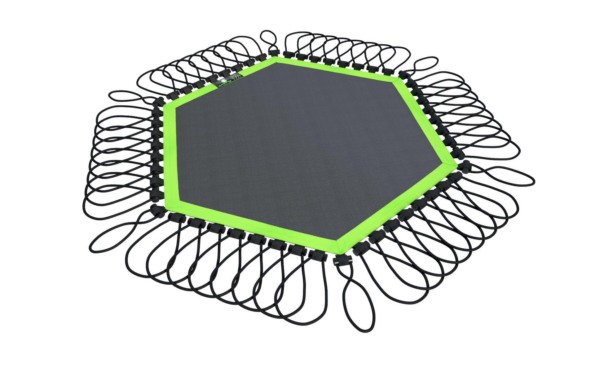 Set – Jumping Mat with Bows Rubber Ropes and Clips