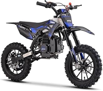 Thunder 50cc 2-Stroke Kids Gas Dirt Bike Blue