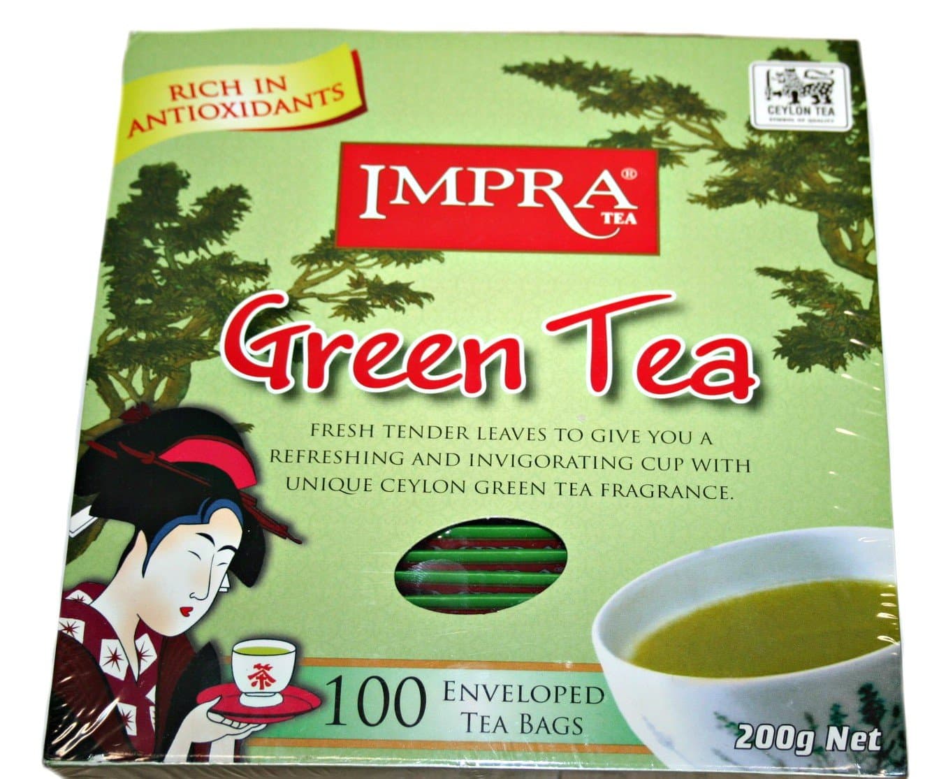 Green Tea 100 Enveloped Tea Bags