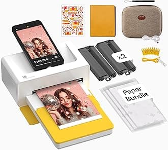Dock Plus 4PASS Photo Printer (10 x 15 cm) + Accessory Package with 50 Sheet
