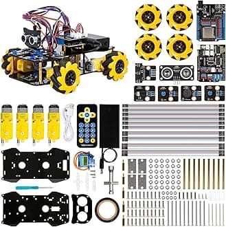 ACEBOTT Smart Robot Car Kit Compatible with Arduino, Robotics for Kids Ages 8-12 12-16, Electronic Programming Project/STEM Science Kits Coding Gifts for Adults and Youths