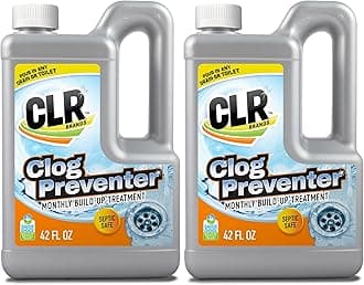 Clear Pipes & Drains Clog Remover and Cleaner, For Shower, Sink, Toilet, Garbage Disposal, 42 Ounce Bottle (Pack of 2)