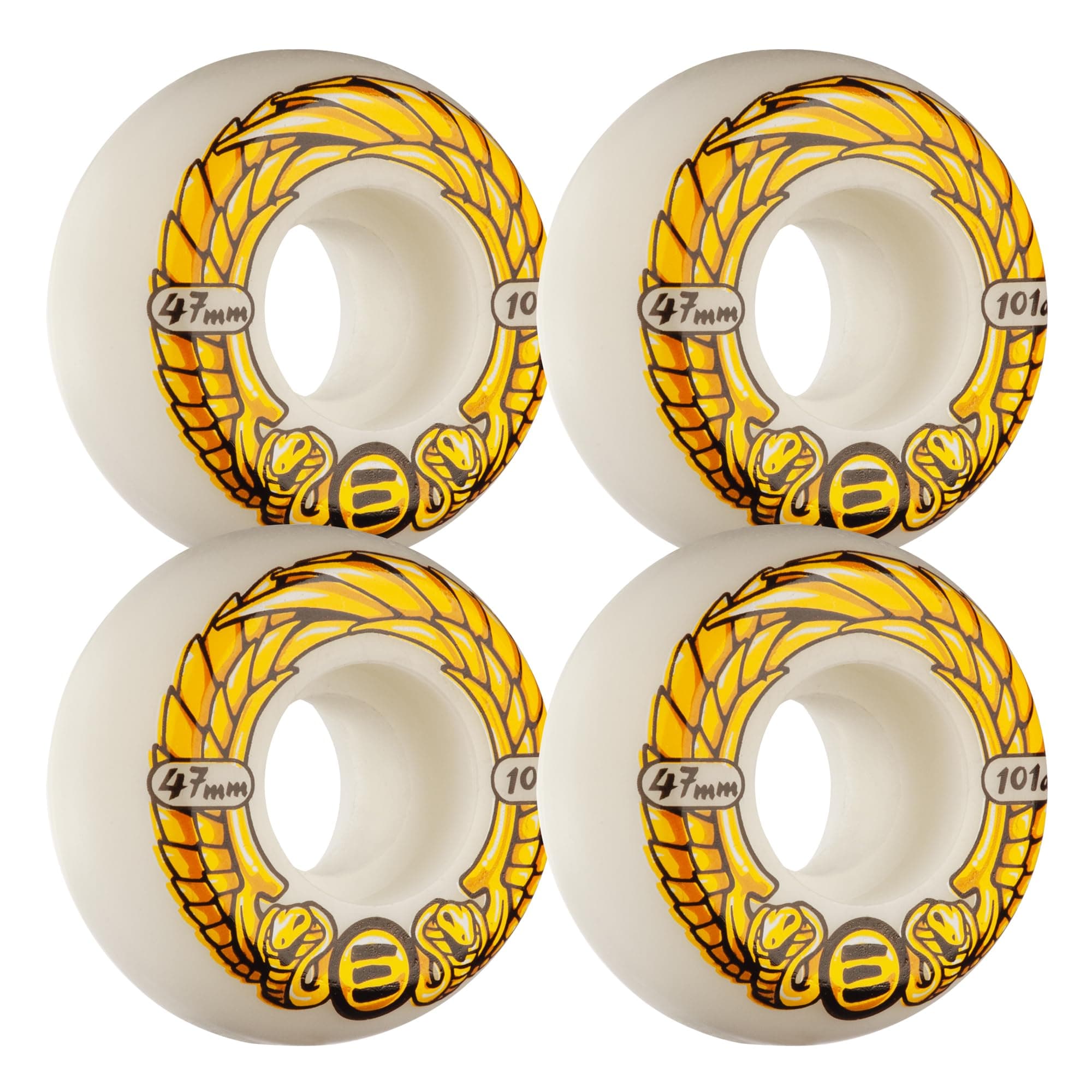 RollerBones Eulogy Inline Wheel Anti Rocker (47mm,101A, 4pk)