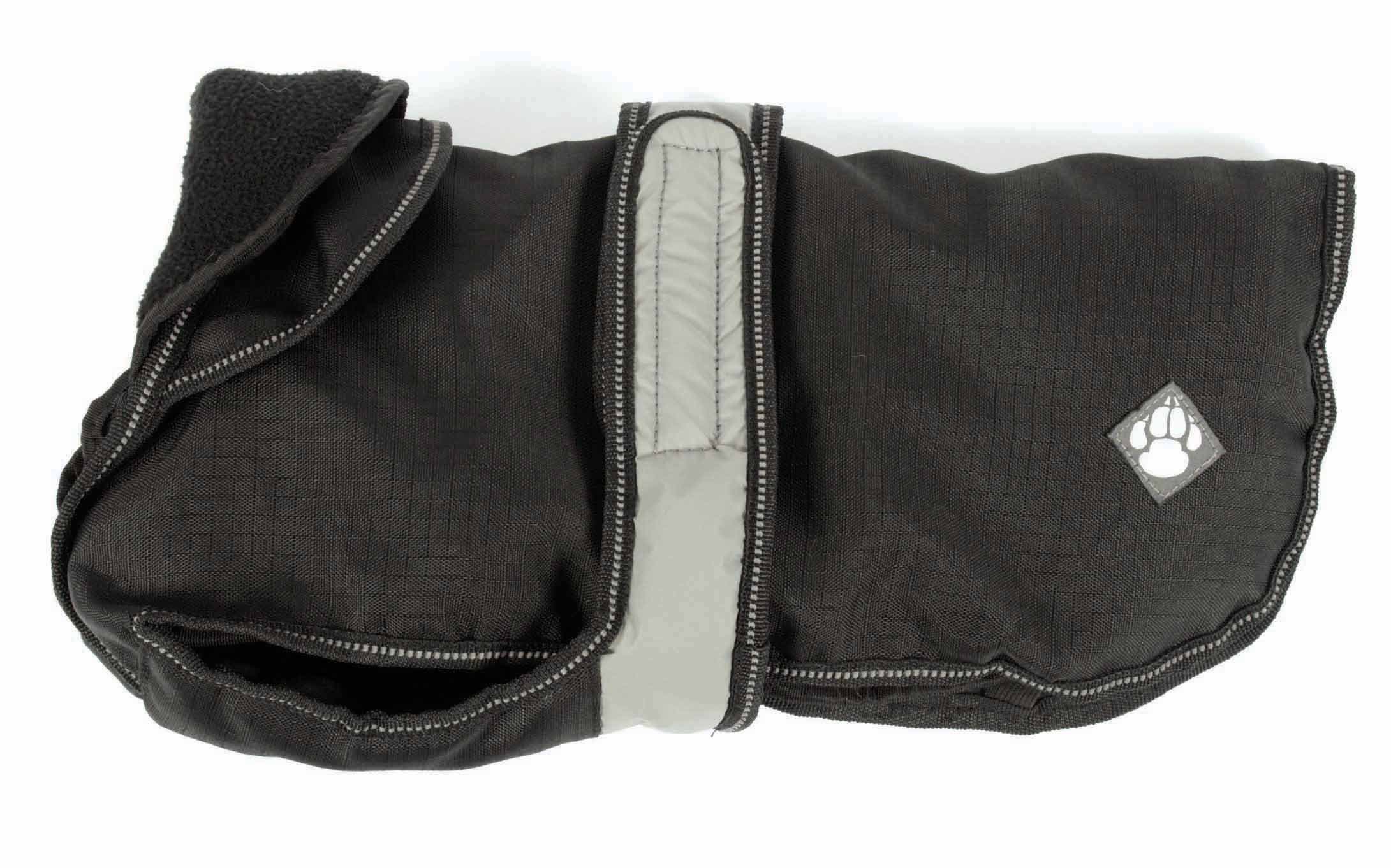 Danish Design2 in 1 Ultimate Black Removable Padding Lightweight Dog/Puppy Coat 18 Inch 45 cm