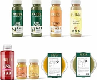 PRESS Healthfoods - Weekend Reset Juice Cleanse | Rest & Reset Your Body for the Week Ahead | Meal Replacement for Weight Control & Health Kick