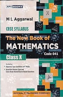 The New Book of Mathematics Class 10 - by M.L. Aggarwal (2024-25 Examination)