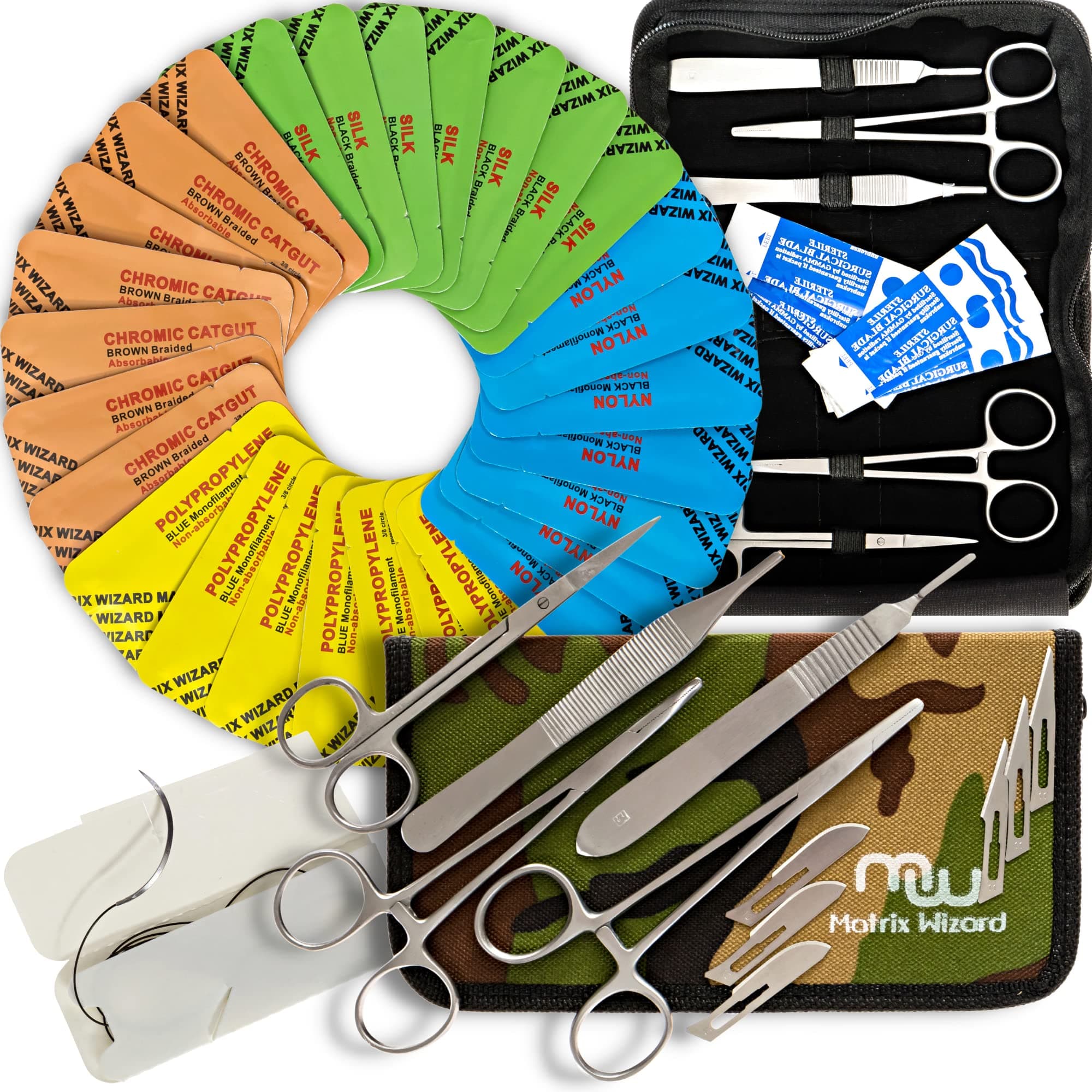 Medium Sized Military Training Suture Kit