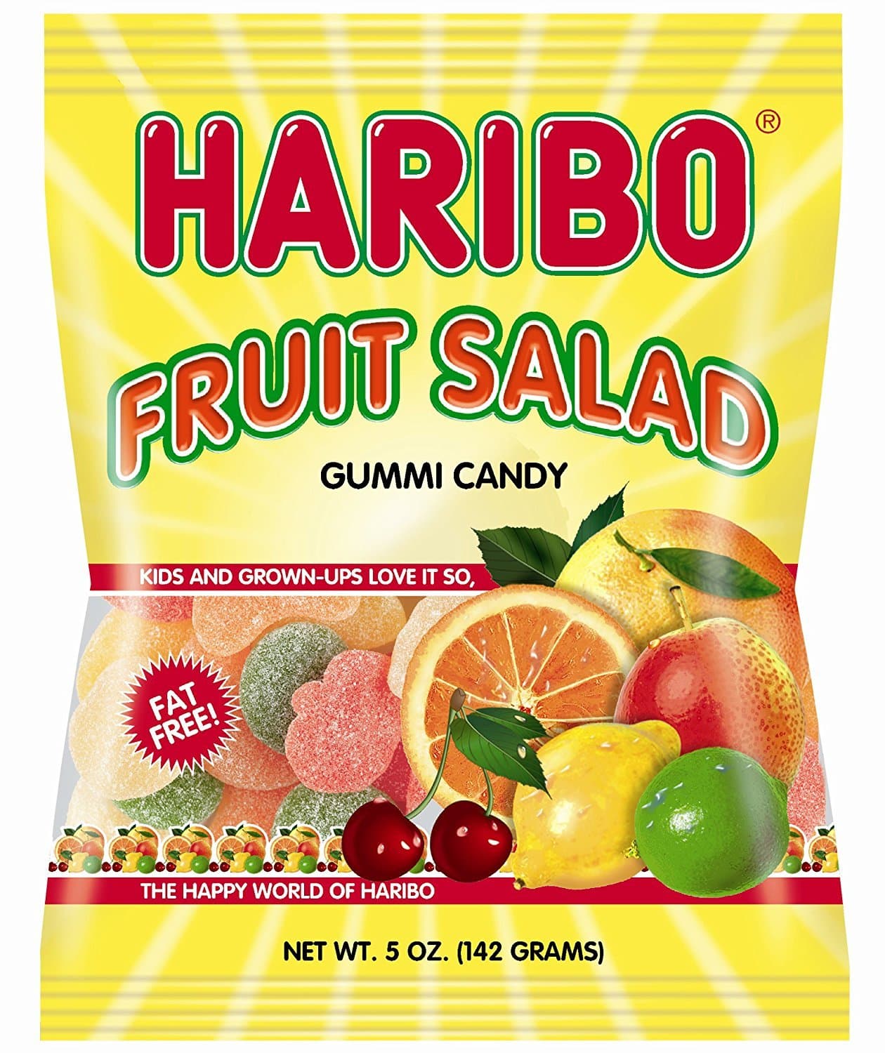 Haribo Fruit Salad Gummi Candy 142 g