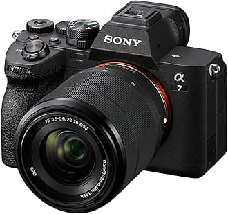 Sony Alpha 7 IV Interchangeable Mirrorless Full-Frame Camera with 28-70mm Zoom Lens
