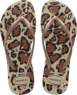 HAV. Slim Animals Sand Grey Golden Flip Flops