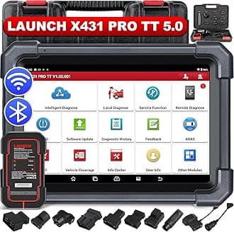 LAUNCH X431 PRO TT 2026 Newly Bidirectional Scan Tool, Bluetooth Launch Scanner with DBSCar VII Connector, 38+ Reset for All Cars, Online ECU Code, CANFD, FCA AutoAuth, VAG Guide, 2 Yrs Free Update