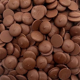 Merckens Milk Chocolate Melting Wafers | 2 Lb Bag | Bulk Baking Candy | Smooth Creamy Coating Discs for Dipping, Molding, Drizzling & Dessert Crafting