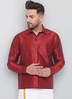Men VASMSH002BU Ethnic Shirt